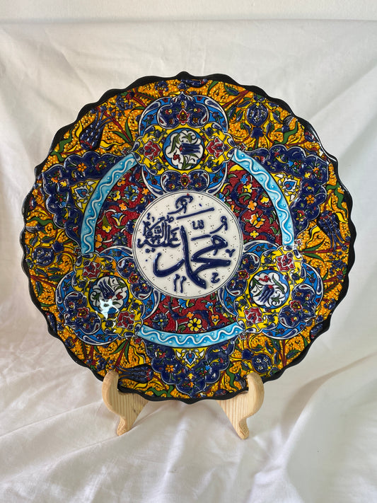 Hanpainted plate