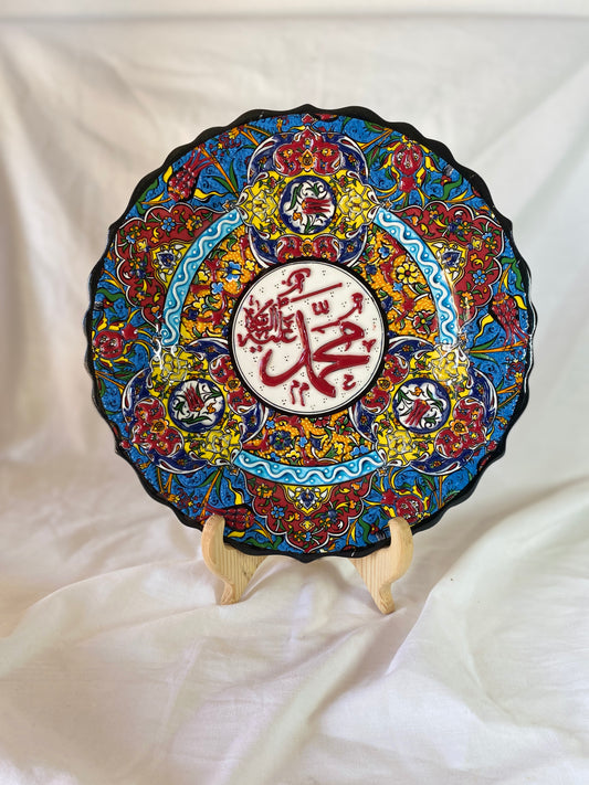 Hand-painted plate