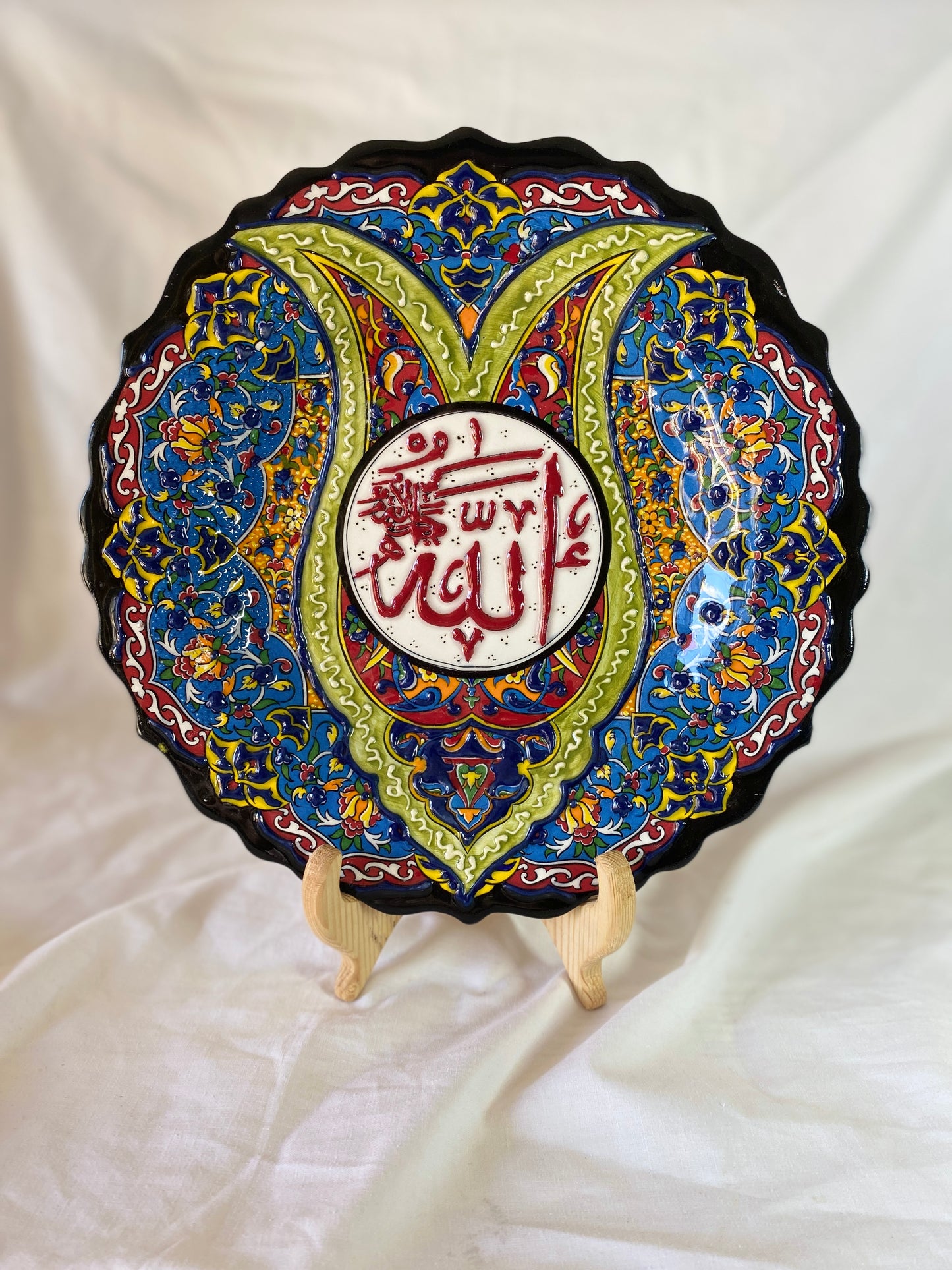 Hand-painted plate