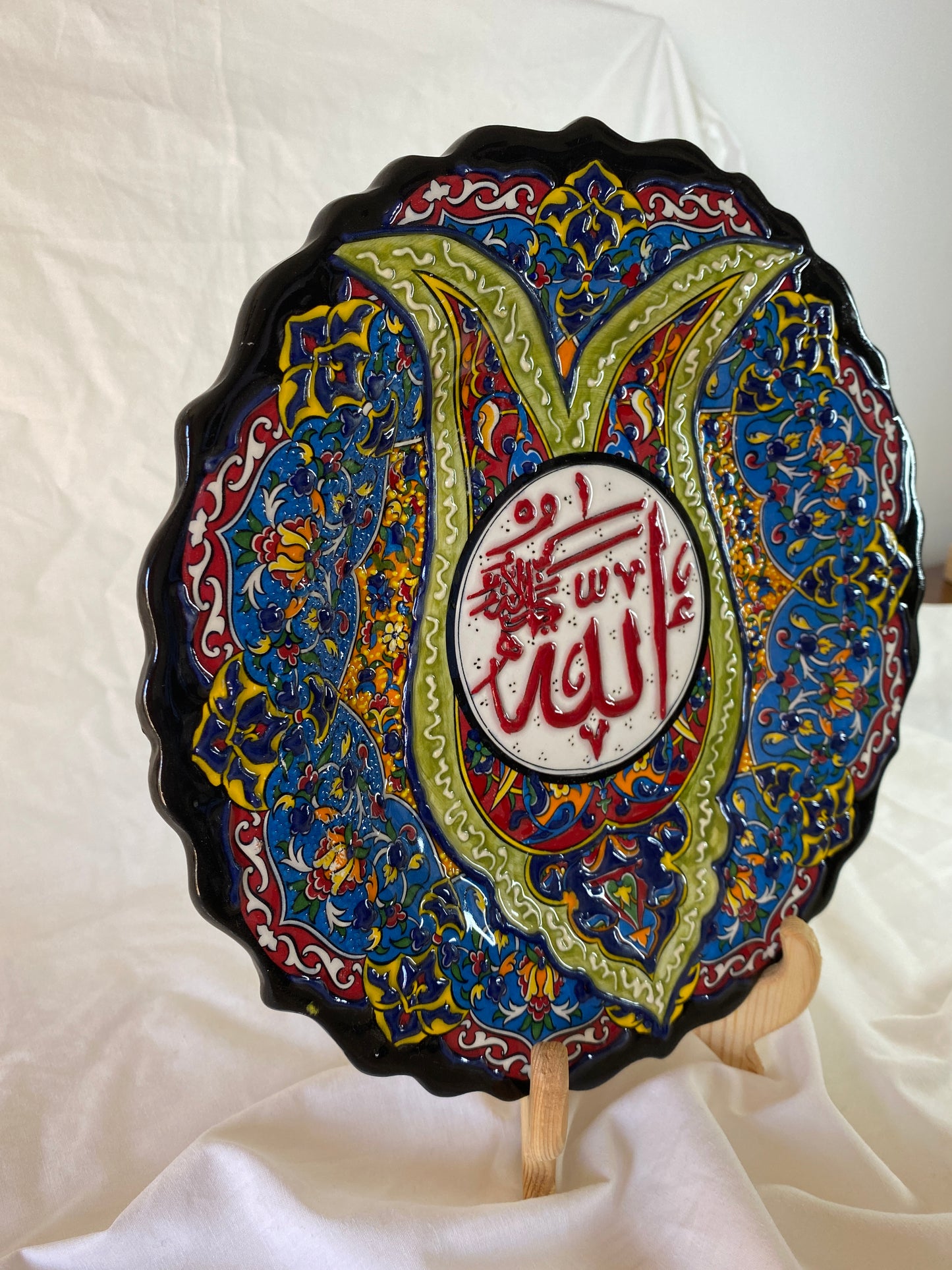 Hand-painted plate